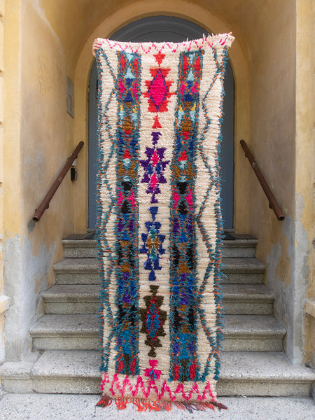 Moroccan vintage blanket - Azilal 398
