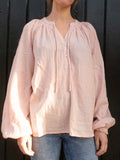 5014 - Astrid Blouse - Nude