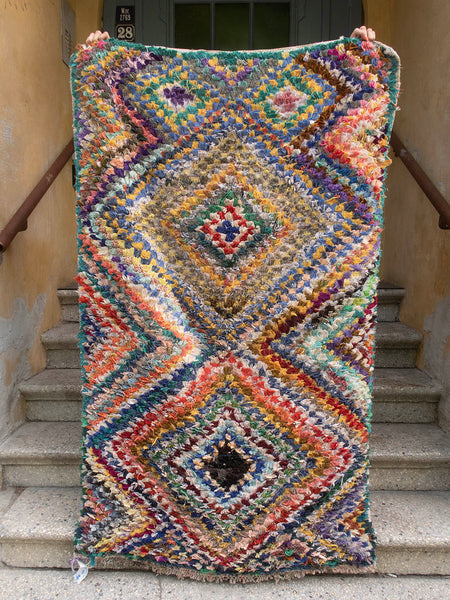 Moroccan vintage blanket - Boucheroite 146