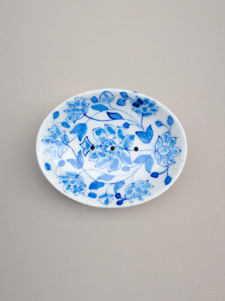 Blue Pottery Soap Dish - 09