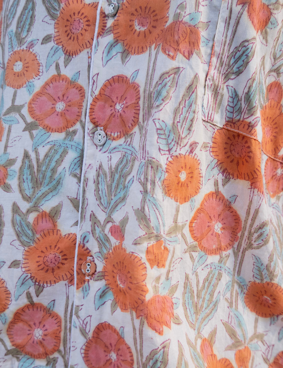 Pajamas Blockprint - Botanical