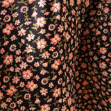 Summer Skirt - 102 Black with Pink Flowers