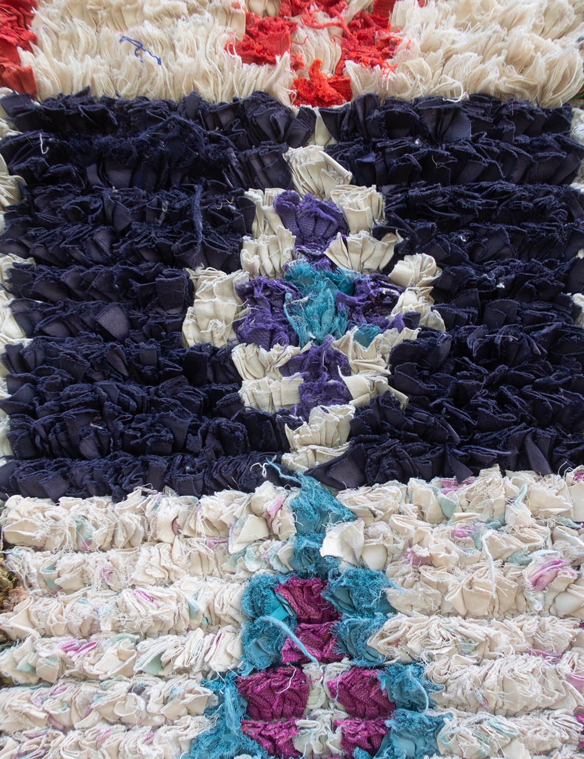 Moroccan vintage rug - Boucheroite 112