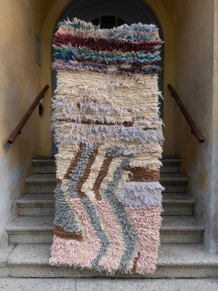 Moroccan vintage blanket - Azilal 398
