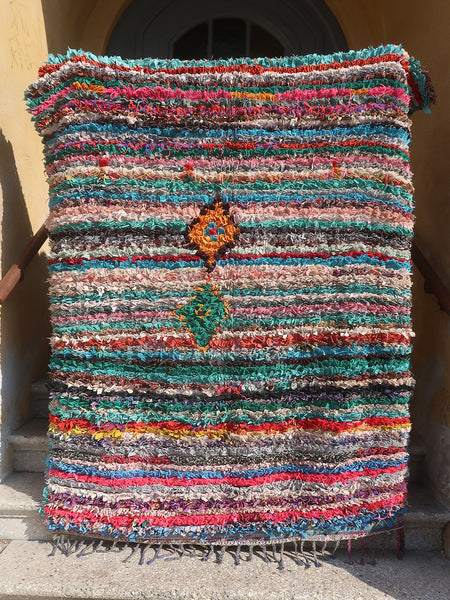 Moroccan vintage blanket - Boucheroite 125