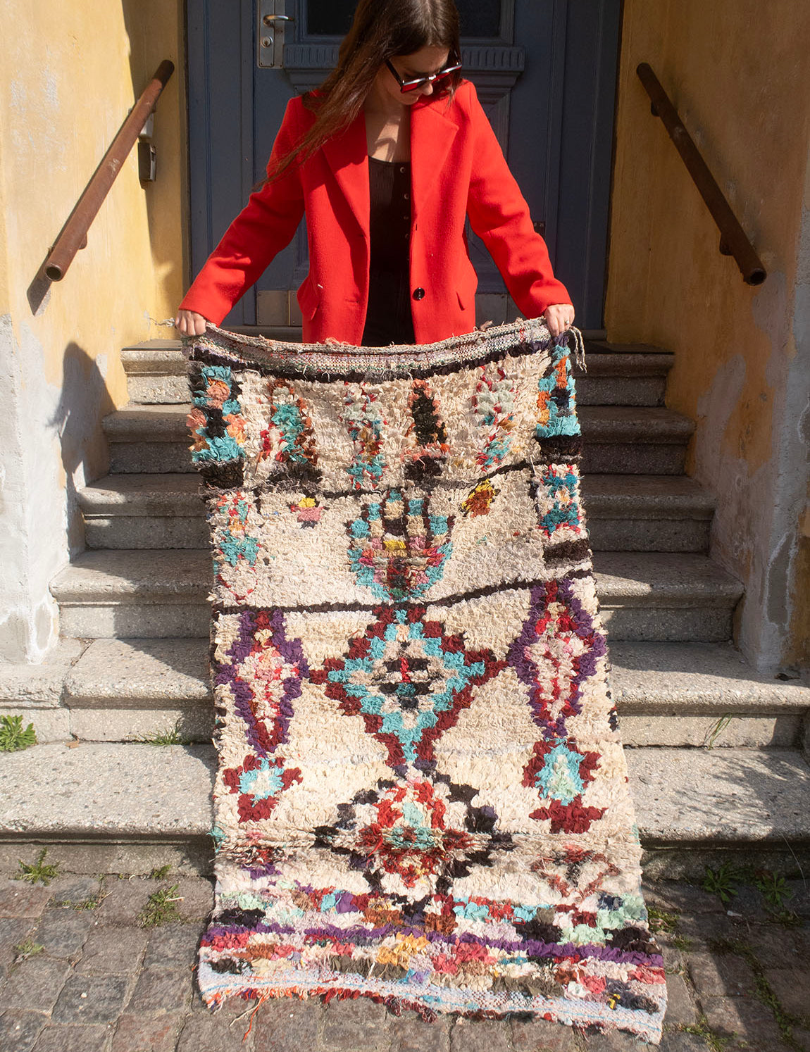 Moroccan vintage rug - Boucheroite 127
