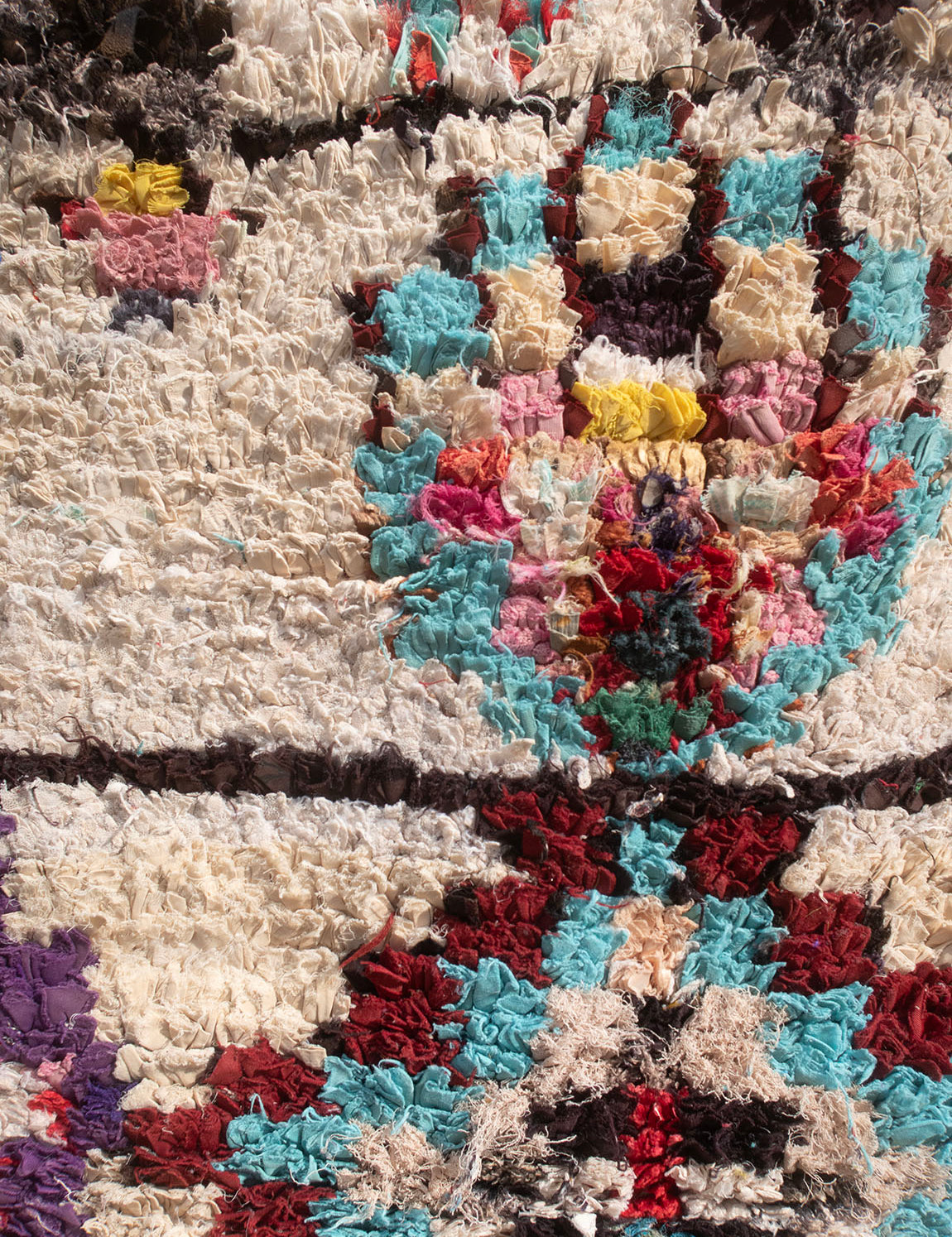 Moroccan vintage rug - Boucheroite 127
