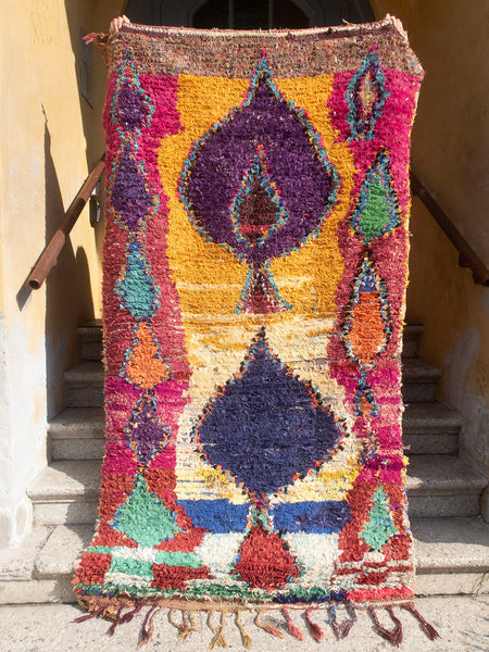 Moroccan vintage blanket - Boucheroite 131