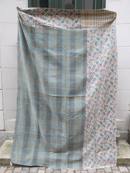 Indian Kantha Bedspread - 16