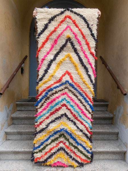 Moroccan vintage blanket - Azilal 196