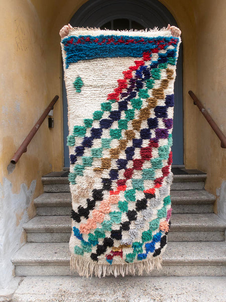 Moroccan vintage blanket - Azilal 197