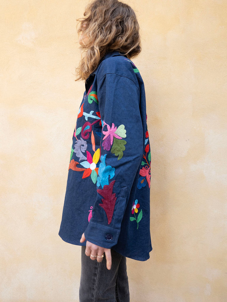 Denim Suzani Jakke - 1