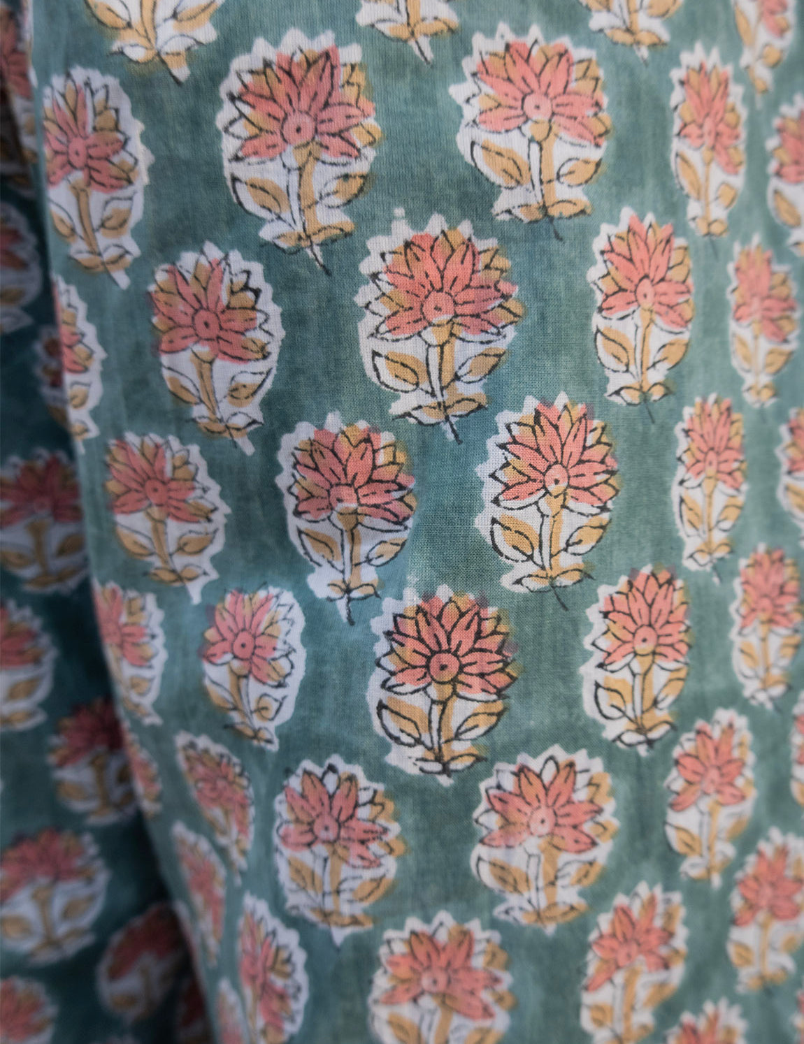 Pajamas Blockprint - India Green