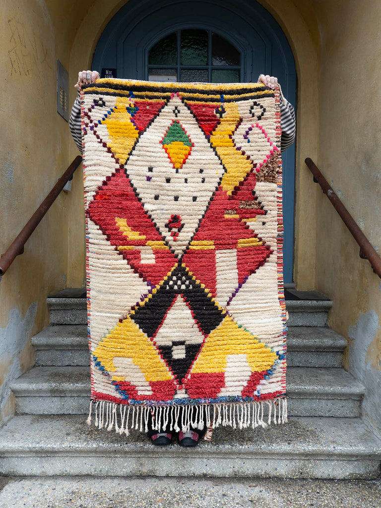 Marokkansk vintage tæppe - Azilal 2603