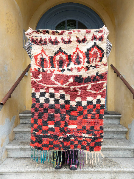 Moroccan vintage rug - Azilal 52