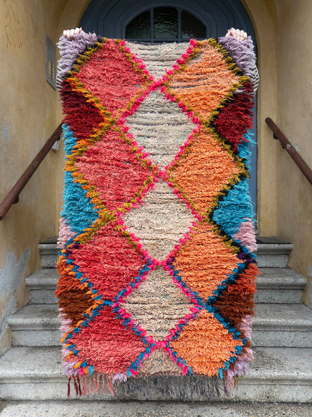 Marokkansk vintage tæppe - Boujaad 2634