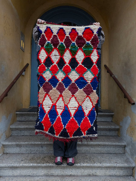 Moroccan vintage rug - Boucheroite 112