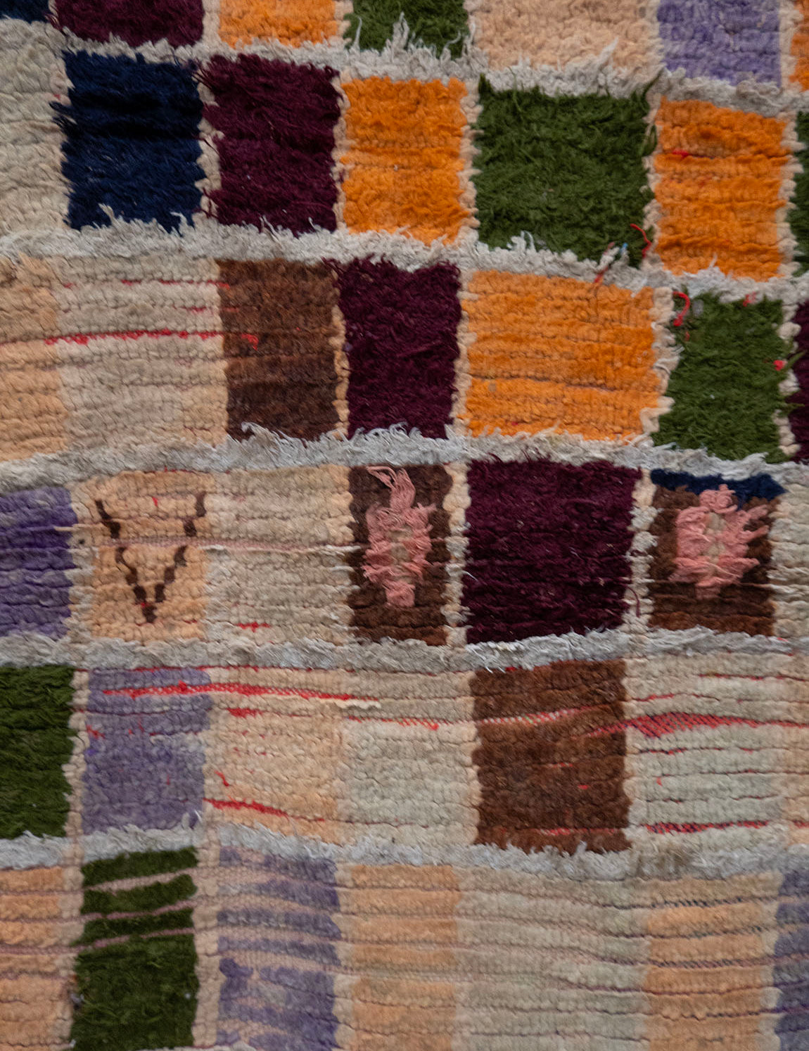 Moroccan Vintage Rug - Boujaad Rahamna 2672