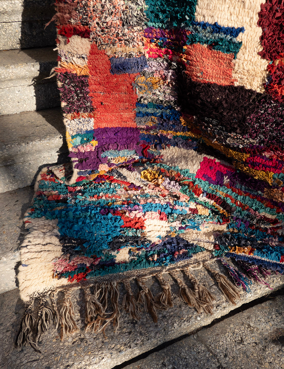 Moroccan vintage rug - Boucheroite/boujaad 2697