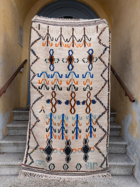 Marokkansk vintage tæppe - Azilal 2704