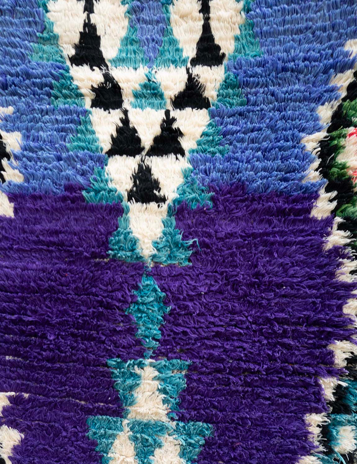 Moroccan vintage rug - Boucheroite 2730