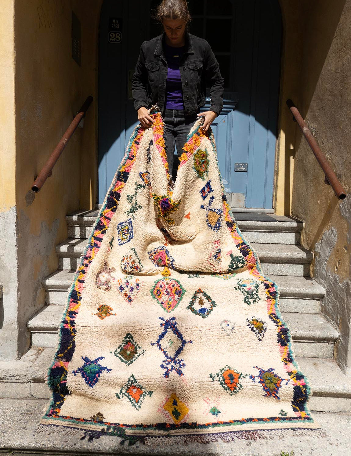 Moroccan vintage rug - Boujaad 2783