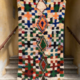 Marokkansk vintage tæppe - Boucheroite 2791