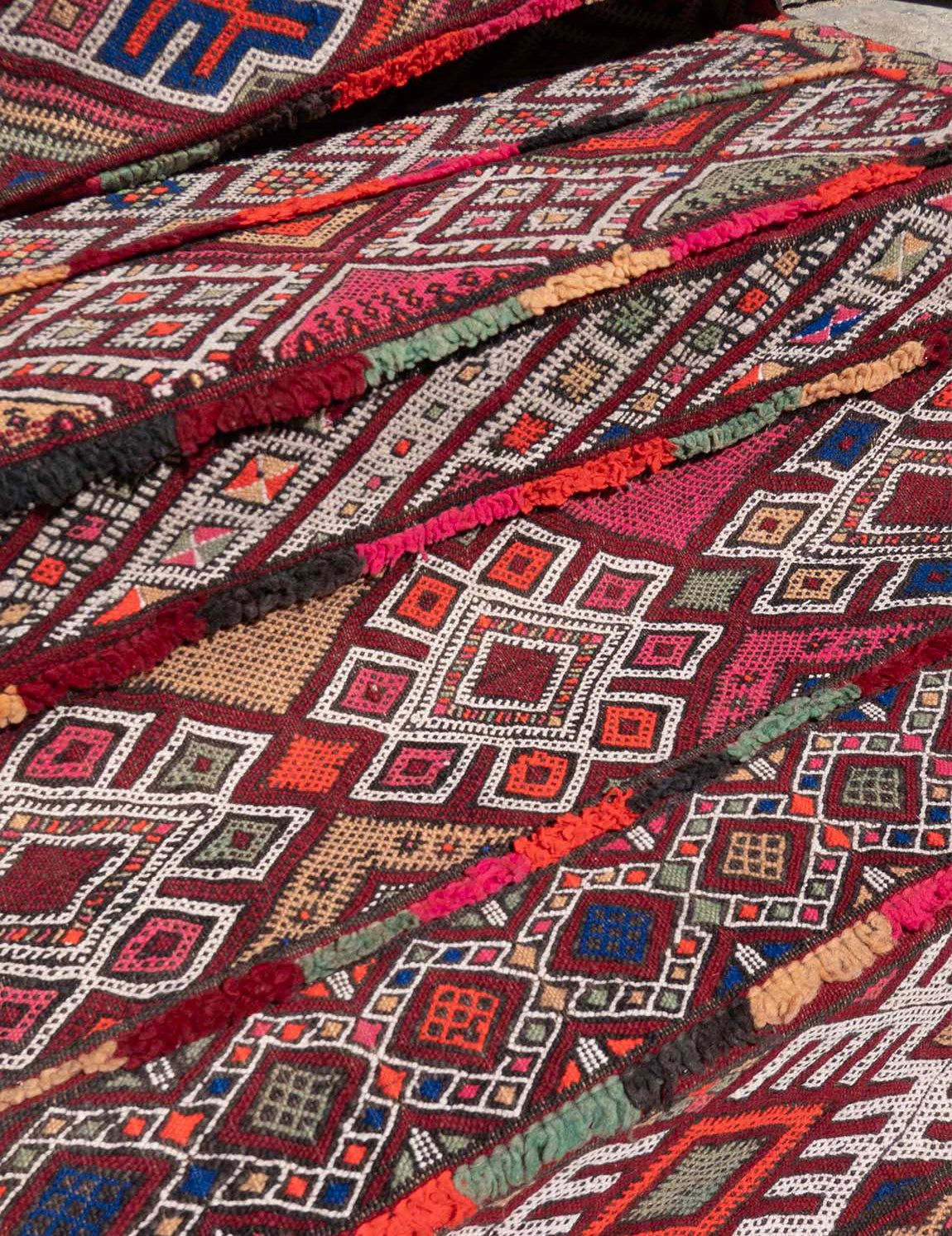 Moroccan vintage rug - Killim 2821
