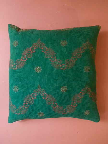 Indian Kantha Pillow M - 297