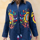 Denim Suzani Jacket - 2