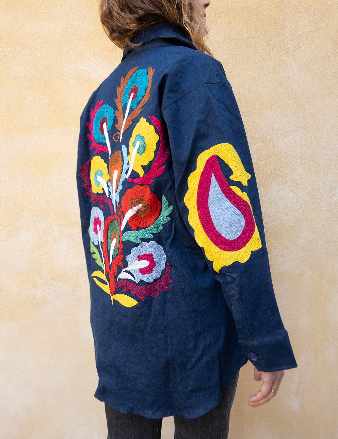 Denim Suzani Jacket - 2