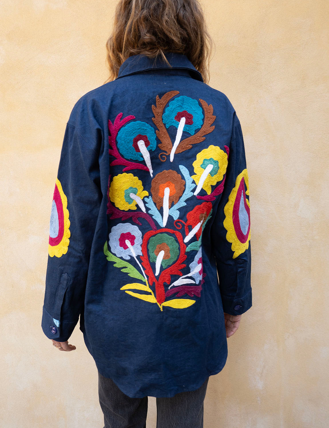 Denim Suzani Jacket - 2