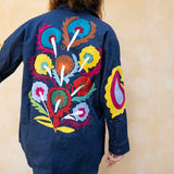 Denim Suzani Jacket - 2