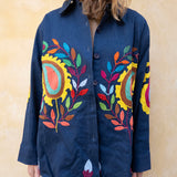 Denim Suzani Jacket - 2