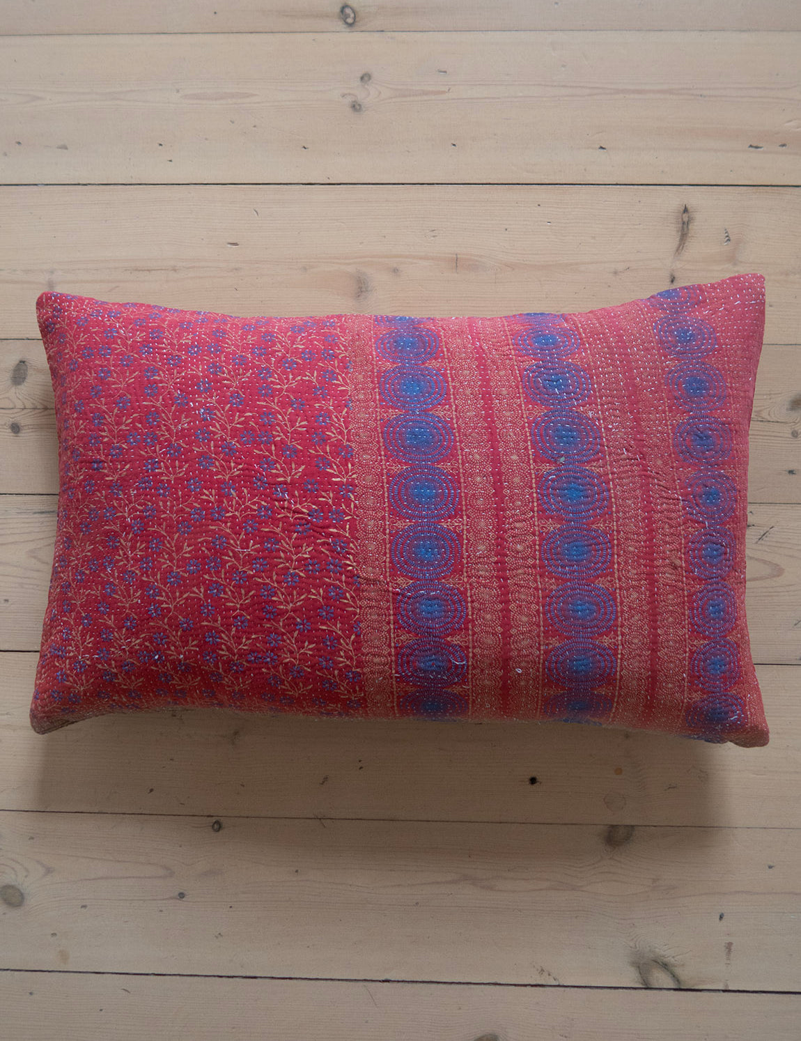 Indian kantha cushion S - 313