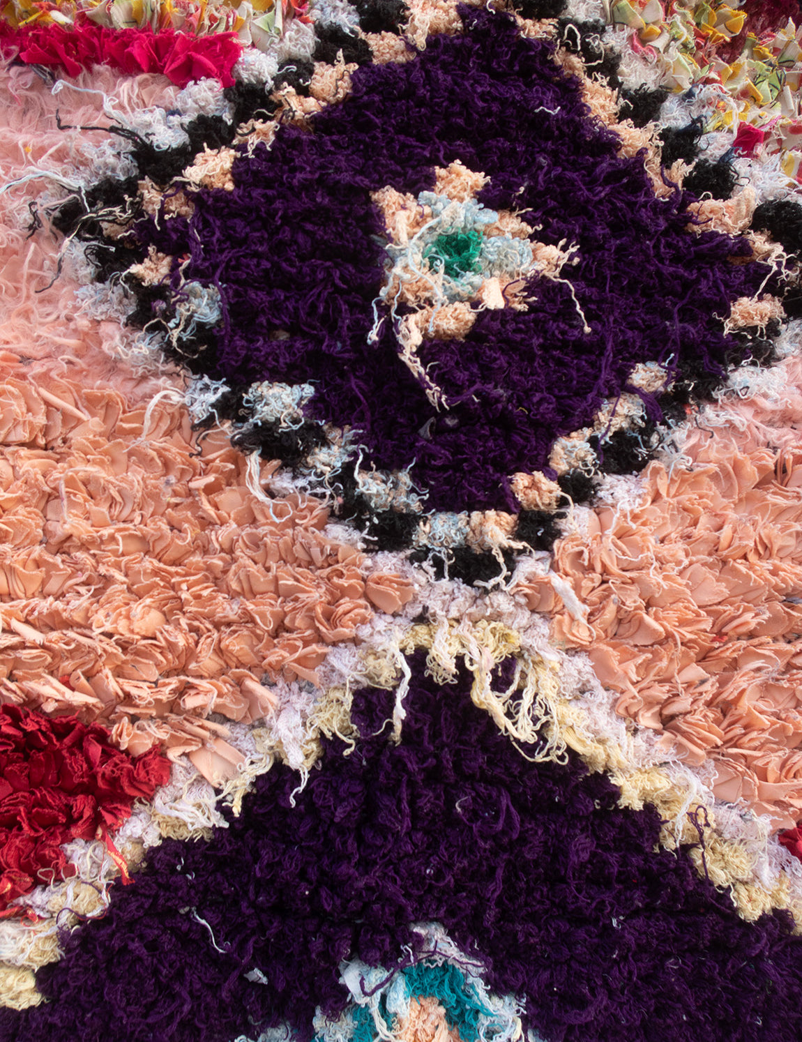 Moroccan vintage rug - Boucheroite 341
