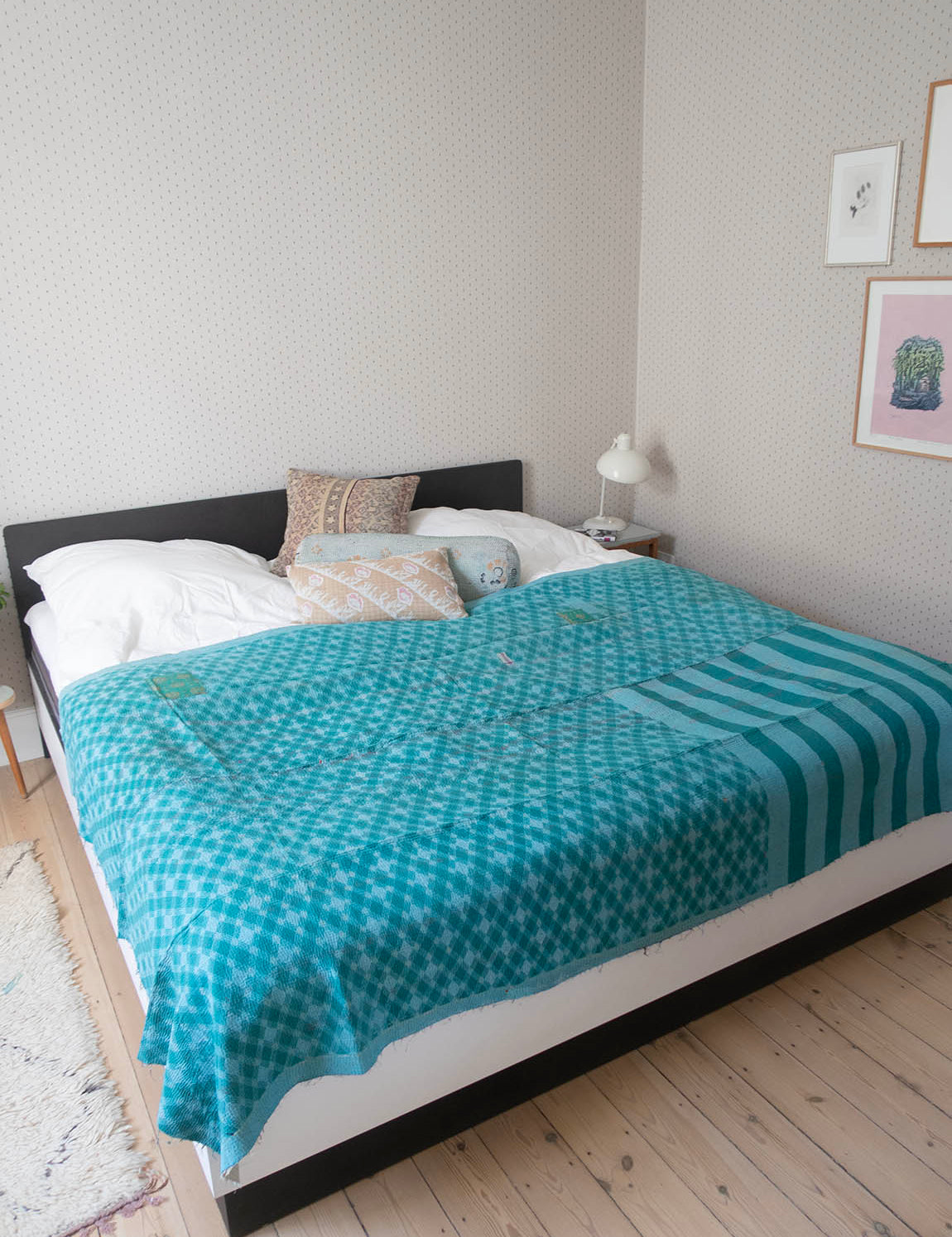 Indian Kantha Bedspread - 350