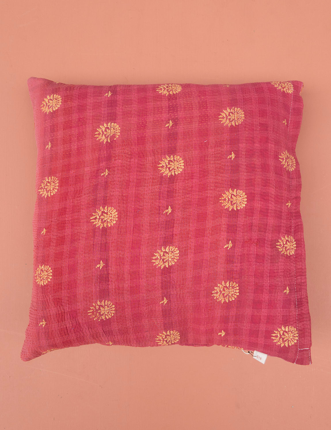 Indian kantha cushion M - 359