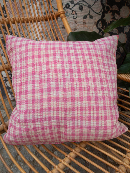 Indisk kantha pude M  - 371