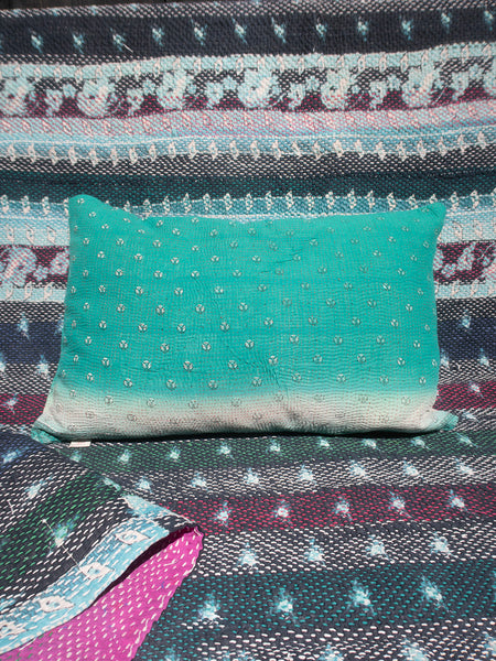 Indisk kantha pude S - 383