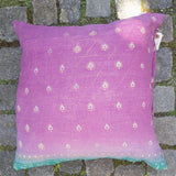 Indian kantha cushion M  - 389