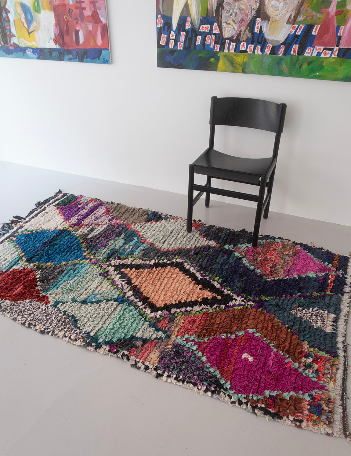 Moroccan vintage rug - Boucheroite 387