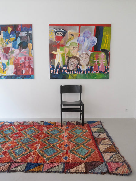 Moroccan vintage blanket - Boucheroite 389