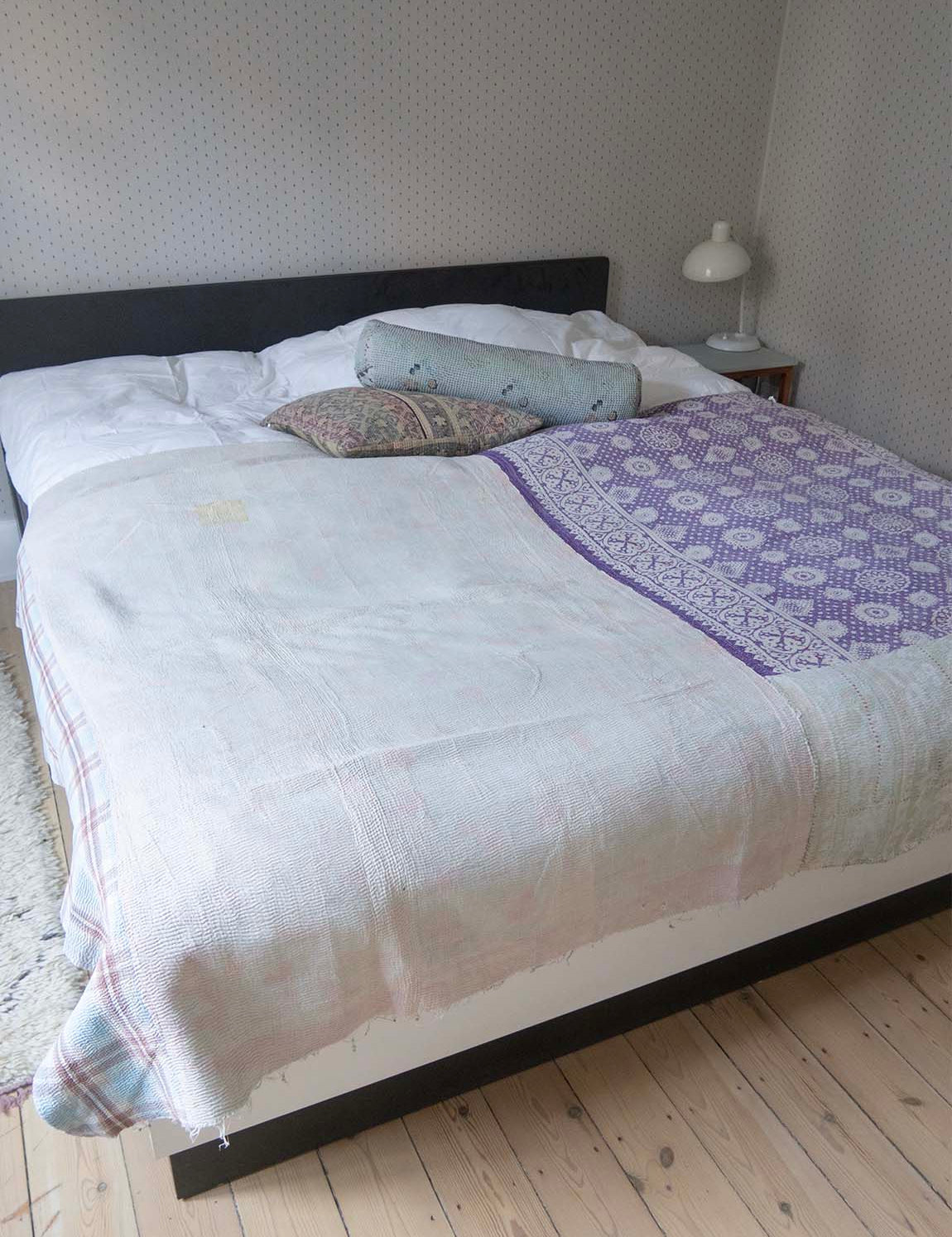 Indian Kantha Bedspread - 391