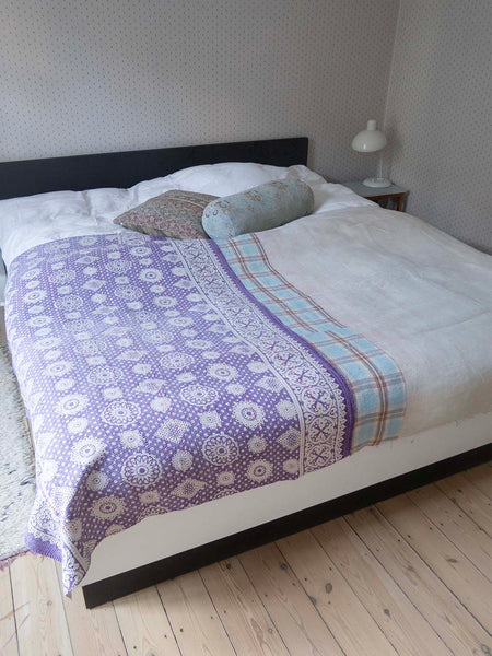 Indian Kantha Bedspread - 391