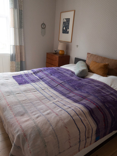 Indian Kantha Bedspread - 403