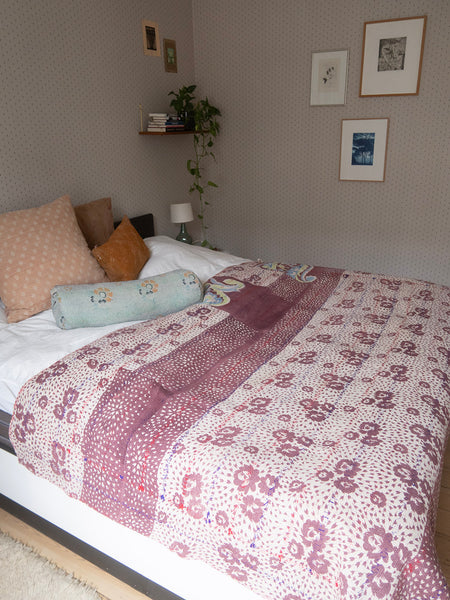 Indisk kantha sengetæppe - 405