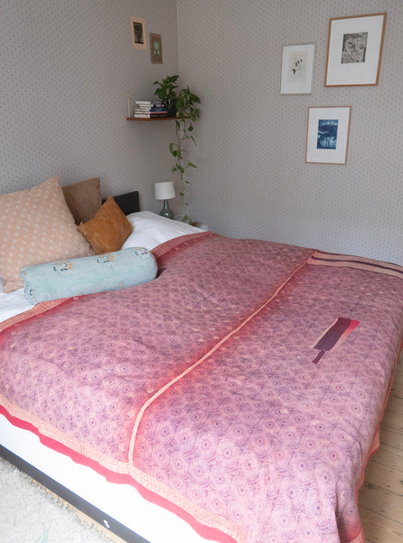 Indian Kantha Bedspread - 407