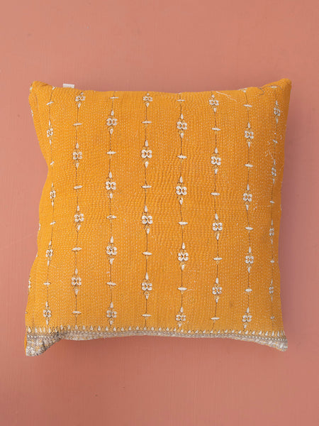 Indisk kantha pude M  - 413