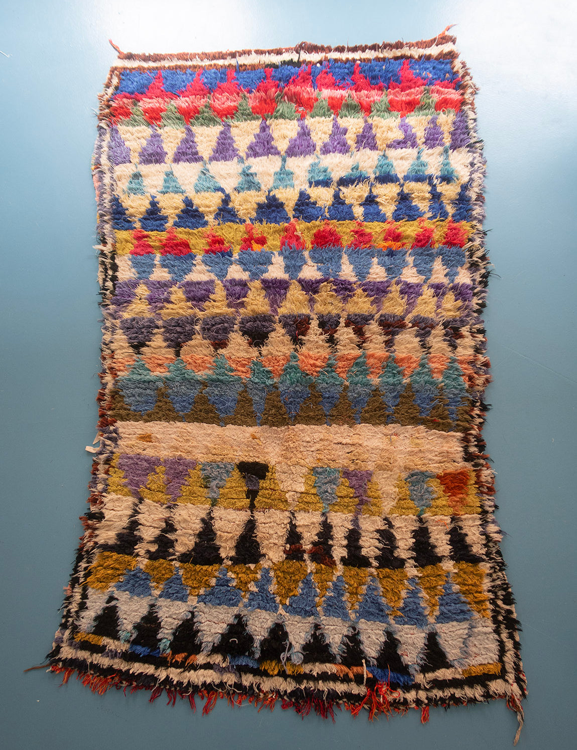 Moroccan vintage rug - Boucheroite 416